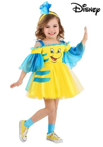 Toddler Disney Flounder Costume Dress