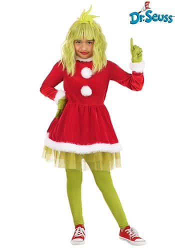 Dr Seuss The Grinch Girls Costume Dress