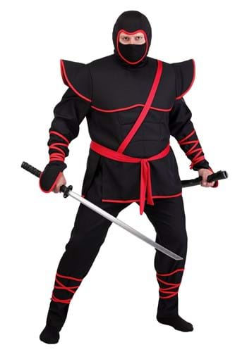 Plus Size Netherworld Ninja Costume for Men
