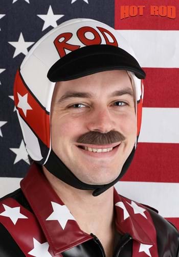 Mens Hot Rod Hero Helmet Moustache Kit