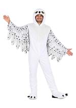 Plush White Owl Costume for Adults New Main