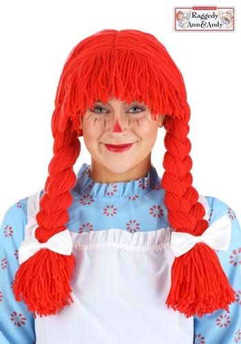 Womens Raggedy Ann Red Wig