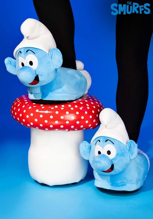 Adult The Smurfs Plush Slippers