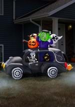 4FT Spooky Hearse Inflatable Decoration