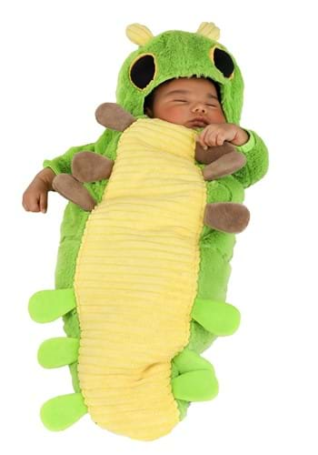 Green Caterpillar Bunting Costume for Infants