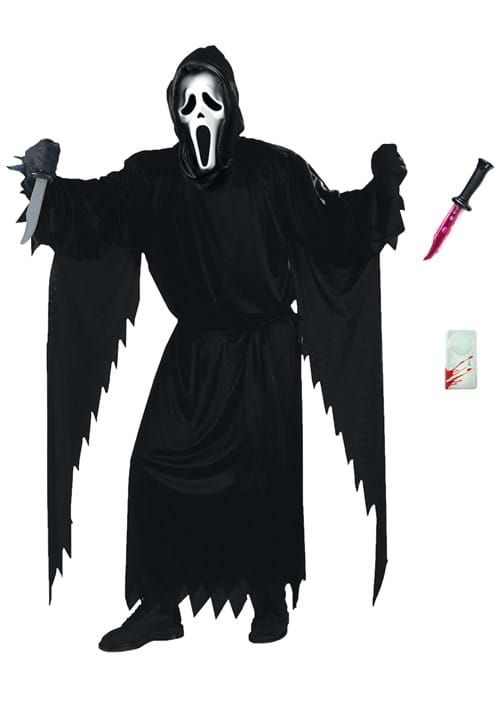 Adult Ghost Face Costume Set