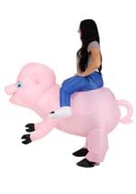 Adult Inflatable Ride On Pig Costume Alt 2