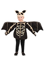 Toddler Skeleton Bat Costume Alt 4