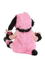 Infant Pink Poodle costume Alt 2