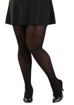 Plus Women's Opaque Black Tights