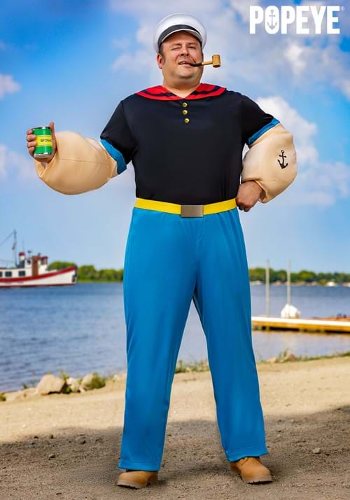 Plus Size Deluxe Popeye Costume