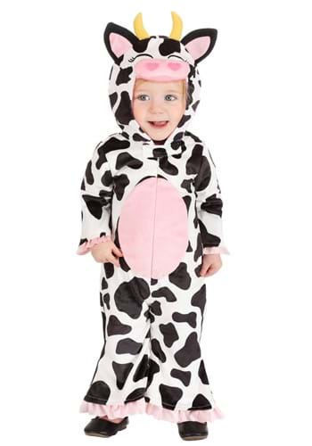 Girls Infant Cute Cow Costume