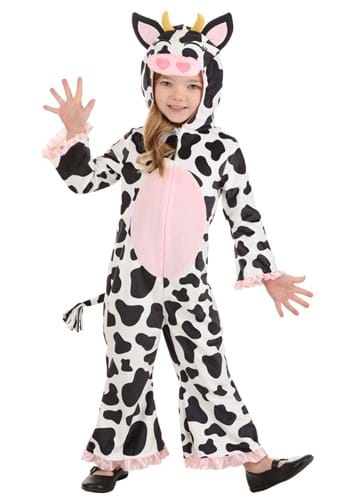 Girls Cute Cow Toddler Costume