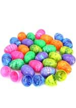 30 pcs 3.15" Iridescent Egg Shells