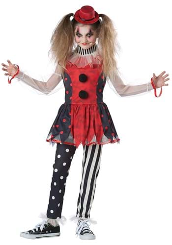 Kid's Creepy Vintage Clown Costume-update