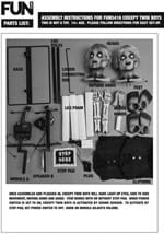 4FT Creepy Twin Boys Animatronic Halloween Prop Alt 7