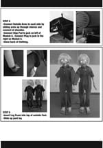 4FT Creepy Twin Boys Animatronic Halloween Prop Alt 9