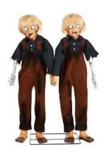 4FT Creepy Twin Boys Animatronic Halloween Prop Alt 3