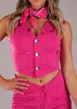 Women's Pink Retro Cowgirl Costume Alt 3