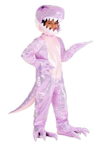 Kids Premium Pink T Rex Dino Costume
