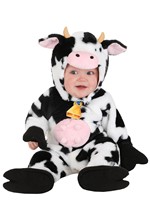 Deluxe Plush Spotted Cow Infant Costume Alt 2