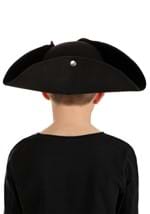 Kids Deluxe Black Tricorn Costume Hat Alt 1