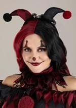 Women's Plus Size Jinxed Jester Clown Costume Alt 2