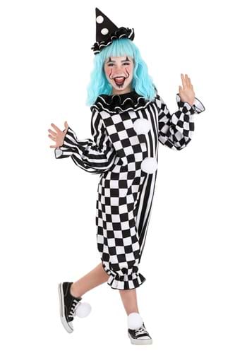 Child Giddy Gothic Clown Costume