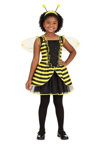 Girls Lil Bee Costume Dress New Main