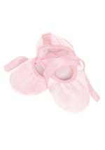 Girls Faux Satin Ballet Costume Slipper Alt 1