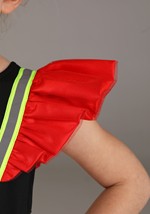 Toddler Frilly Firefighter Costume Dress Alt 2