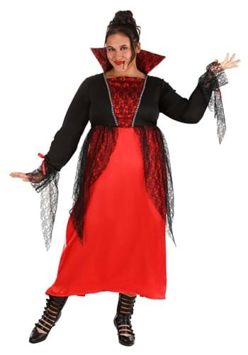 Plus Size Regal Vampire Costume Dress