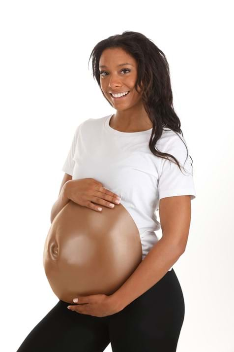 Dark Pregnant Belly Costume Accessory