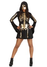 Women's Gilded Skeleton Dress Costume 4