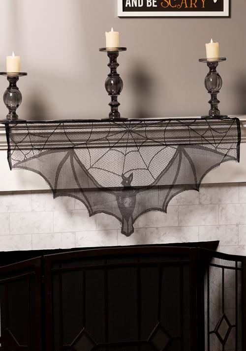 Flying Bat Mantel Scarf Decoration
