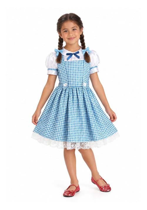 Girls Farm Girl Costume New Main