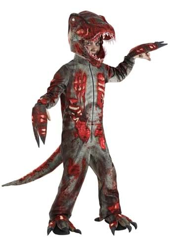Child Zombie Dinosaur Costume