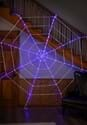 Light-Up Purple Spider Web Decoration