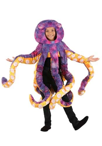 Kids Exclusive Purple Octopus Costume