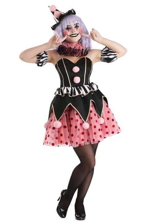 Cupcake Clown Womens Costume
