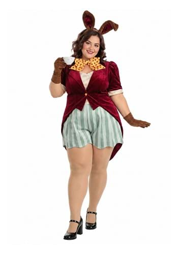 Plus Size Trendy March Hare Womens Costume New Main