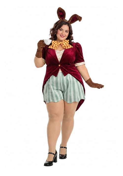 Plus Size Trendy March Hare Womens Costume New Main