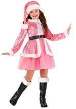 Pink Santa Claus Girls Costume