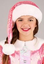Pink Santa Claus Girls Costume Alt 2