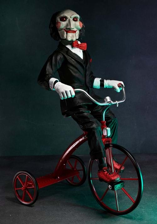 Saw Billy Puppet on Tricycle 12-Inch Collectible Action Figure | Horror ...