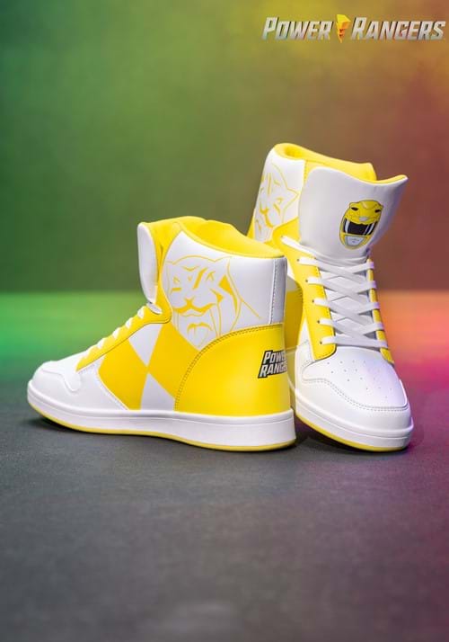 Costume Inspired Yellow Power Rangers Sneakers