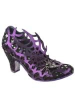 Irregular Choice On the Web Purple Heels Alt 2