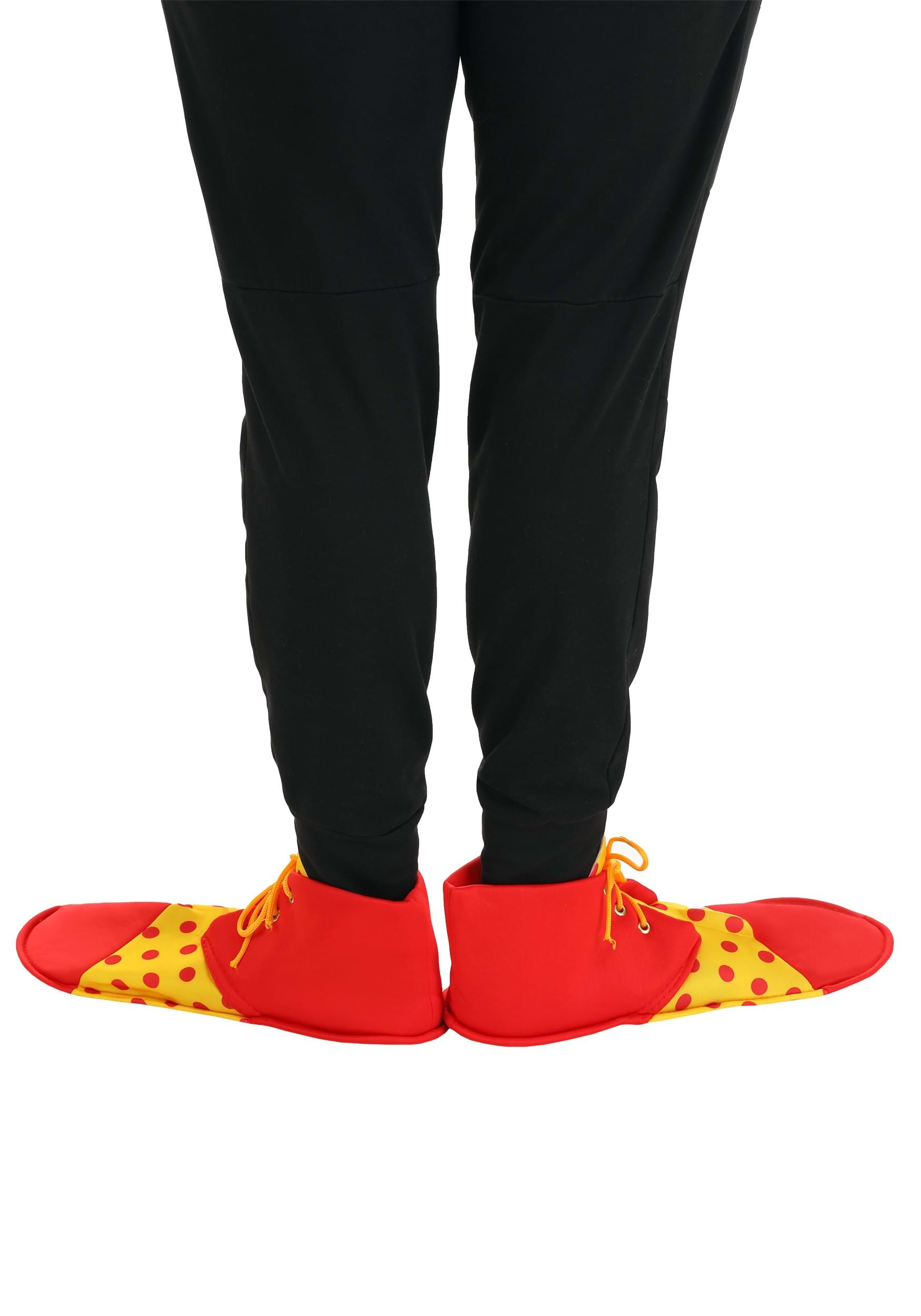 thumbnail image 2 of Clown Costume Shoes Fun Costumes Deluxe Adult Clown Shoes - Standard Size Classic Clown Footwear Classic Clown Look 2 of 12
