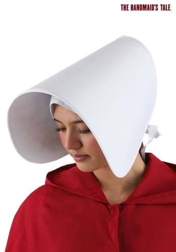 Handmaids Tale Costume White Hat for Adults