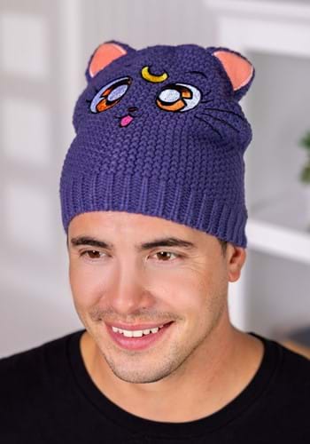 Adult Sailor Moon Luna Winter Cap Alt 1